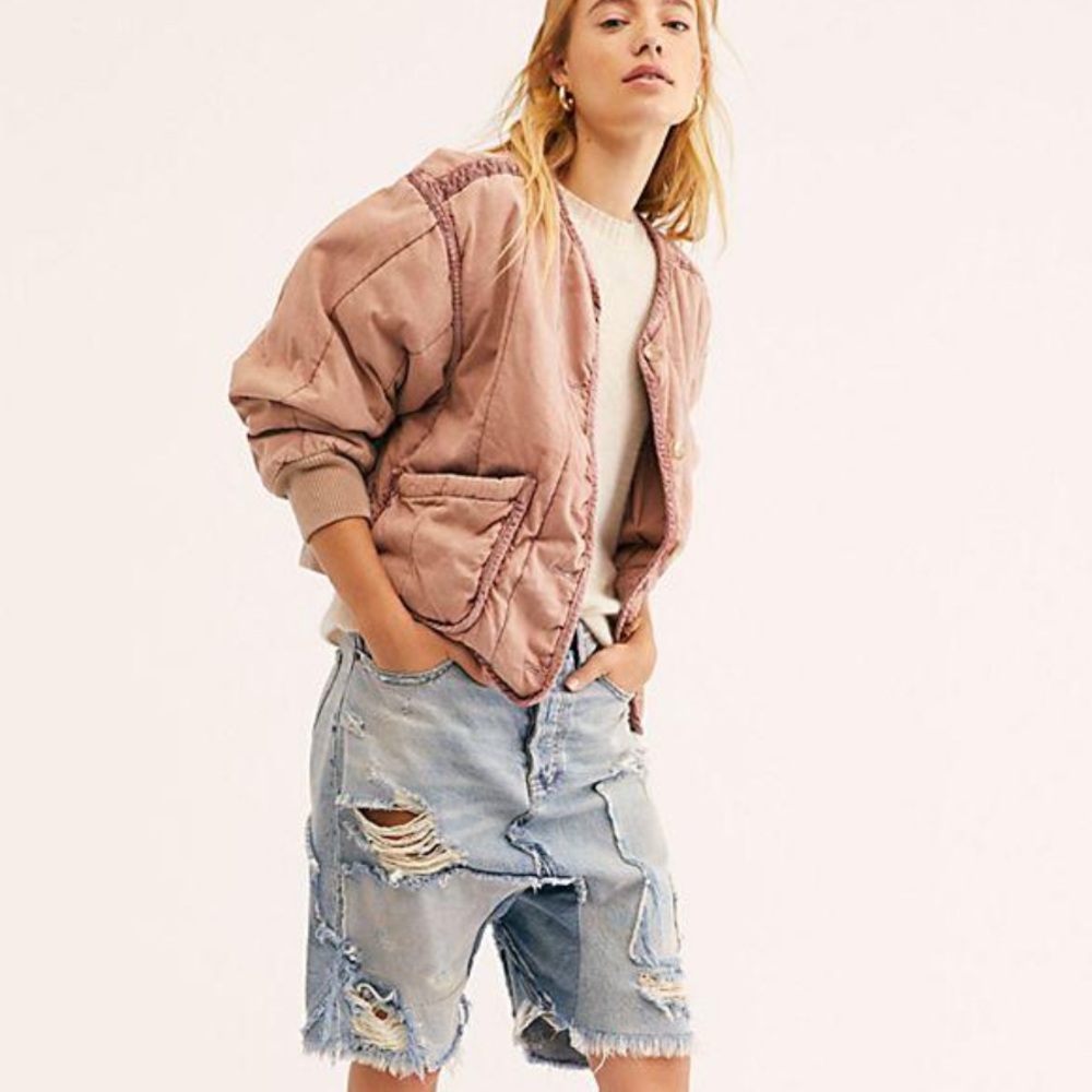 Free People Mixed Signals bomber - Picture 4 of 12